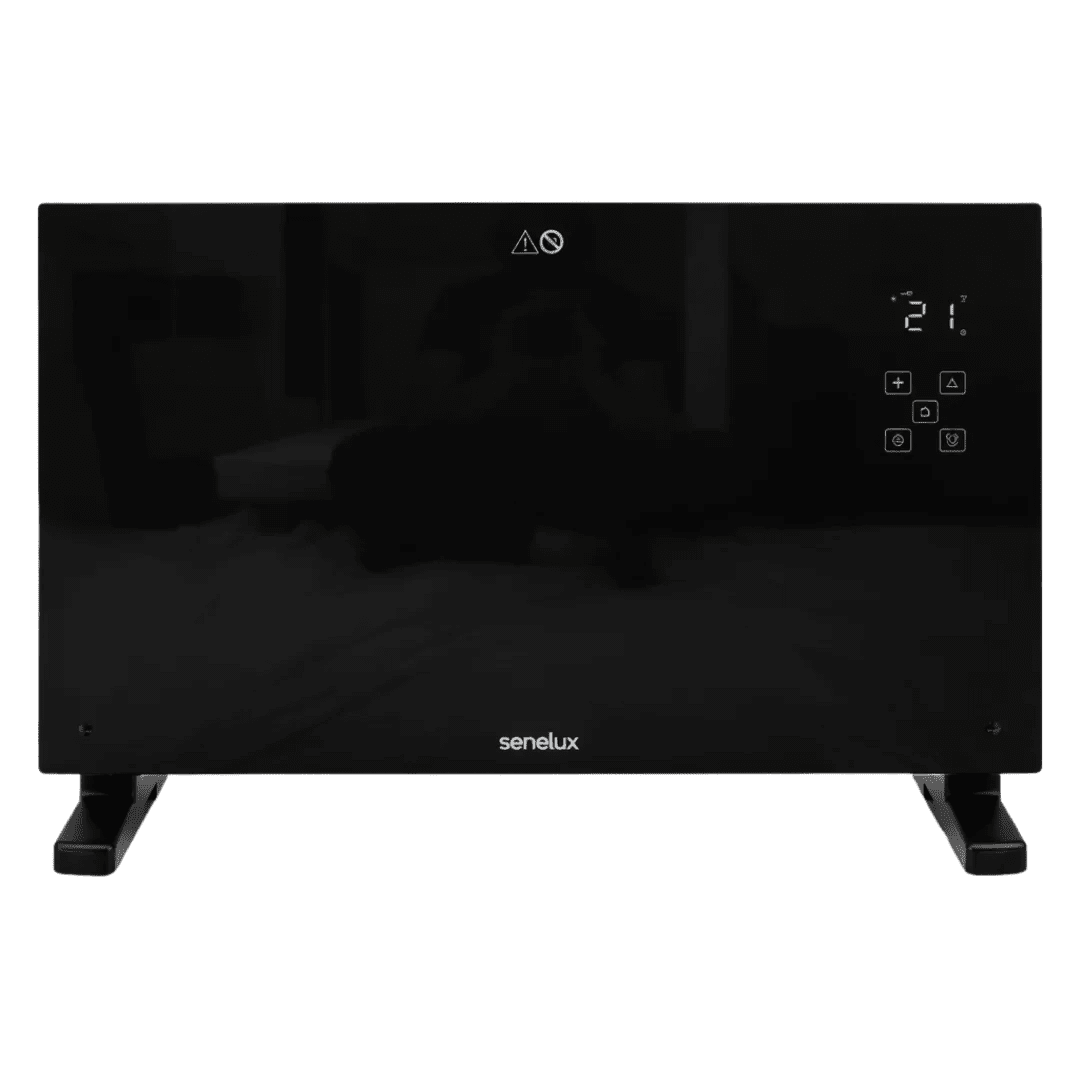 Black Glass Panel Heater with Wifi Controls - AR enterprises