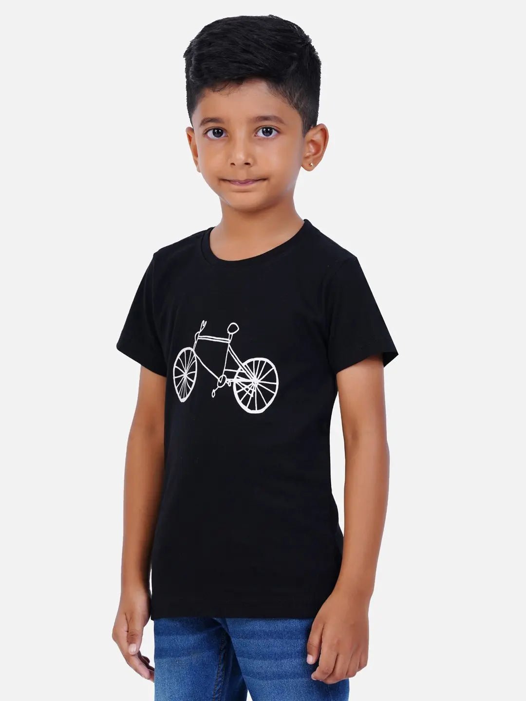 Cotton Printed T-shirt for Boy and Girl - Cycle - AR enterprises