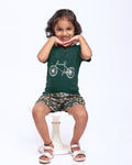 Cotton Printed T-shirt for Boy and Girl - Cycle - AR enterprises