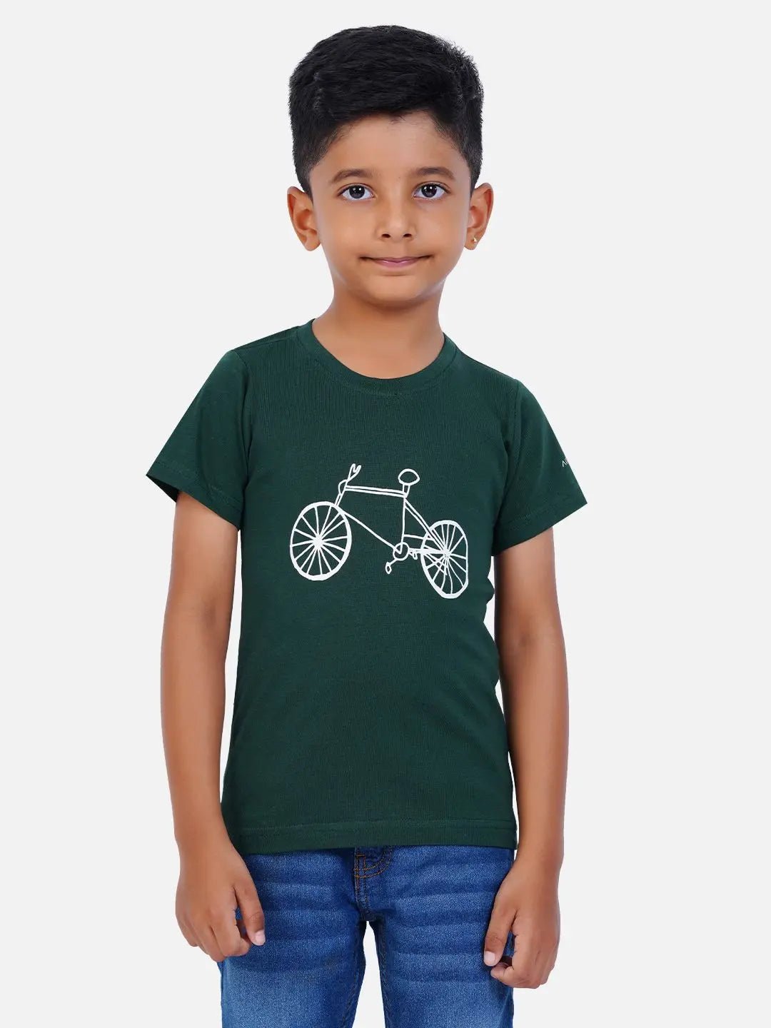 Cotton Printed T-shirt for Boy and Girl - Cycle - AR enterprises
