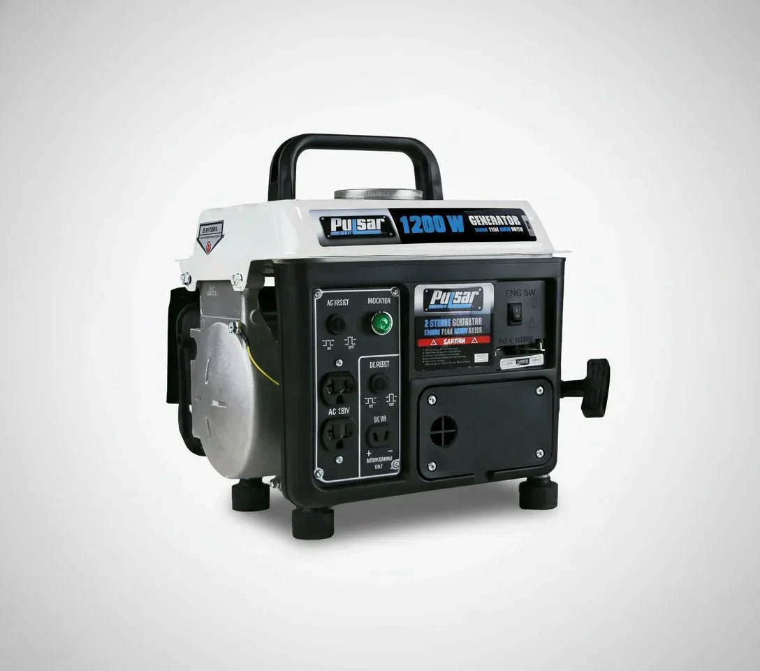 Pulsar PG1202SA 1200 Watts Portable Gasoline/Oil 2 - Stroke Generator - AR enterprises