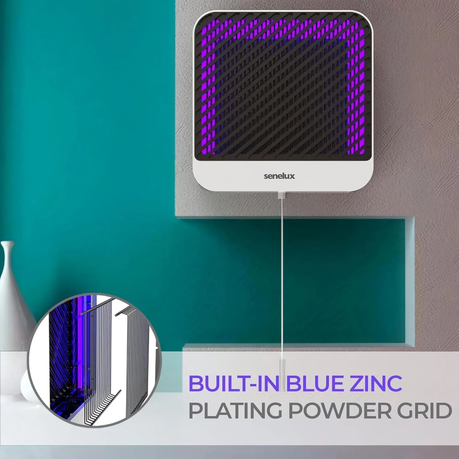 Refurbished - Senelux 5W Wall Mounted Bug Zapper with UV Light Lure - AR enterprises